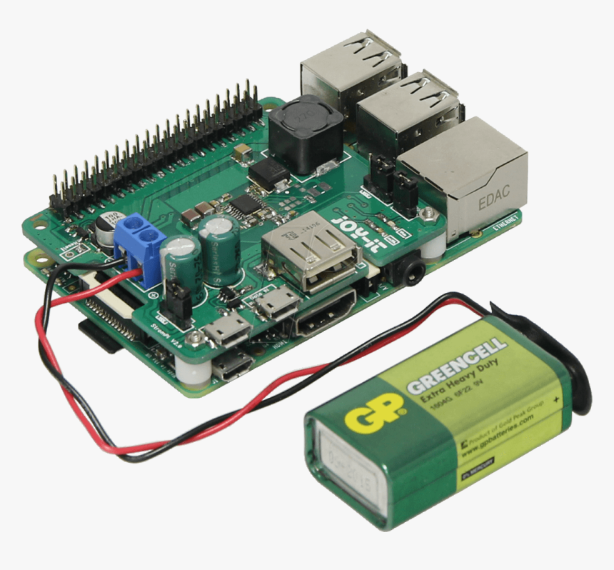 The Strompi 2 For Your Raspberry Pi Joy It Rb Strompi2 - Strompi Raspberry Pi 3, HD Png Download, Free Download