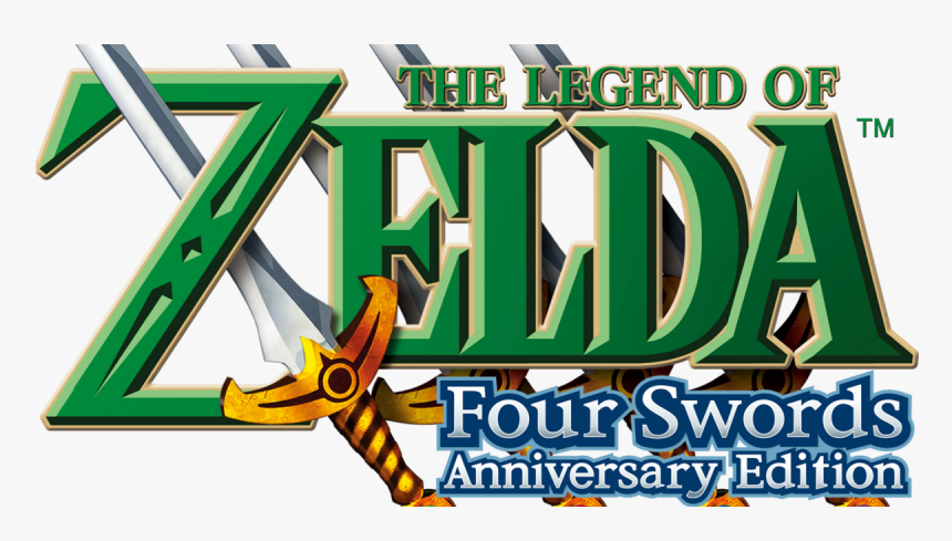 3ds Logo Png , Png Download - Legend Of Zelda Four Swords Anniversary Edition Qr, Transparent Png, Free Download