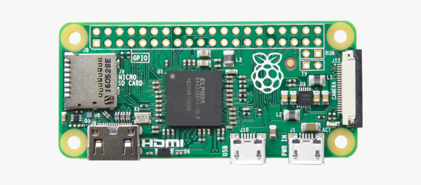 Raspberry Pi Zero V1 - Raspberry Pi Zero V1 3, HD Png Download, Free Download