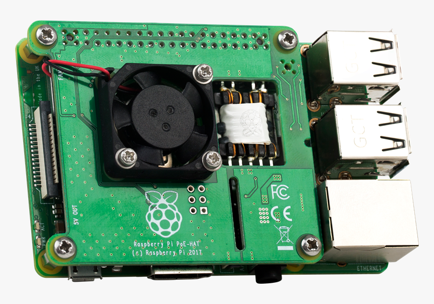 Raspberry Pi 3 Poe-hat - So Raspberry Pi 3 B+, HD Png Download, Free Download