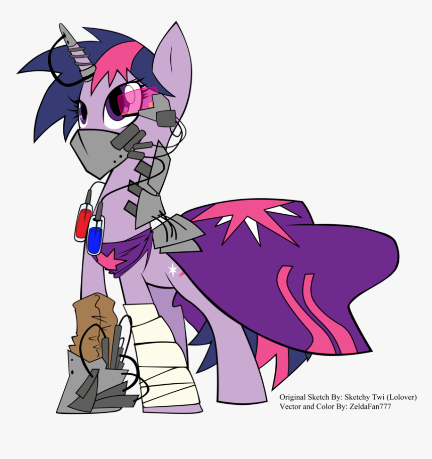 Zeldafan777, Future Twilight, Safe, Scouter, Twilight - Armored Twilight Sparkle, HD Png Download, Free Download