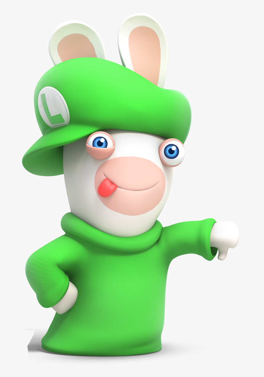 Luigi Mario Rabbids Kingdom Battle, HD Png Download, Free Download