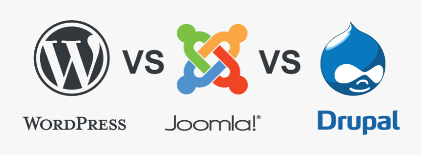 Wp Vs Joomla Vs Drupal - Joomla, HD Png Download, Free Download