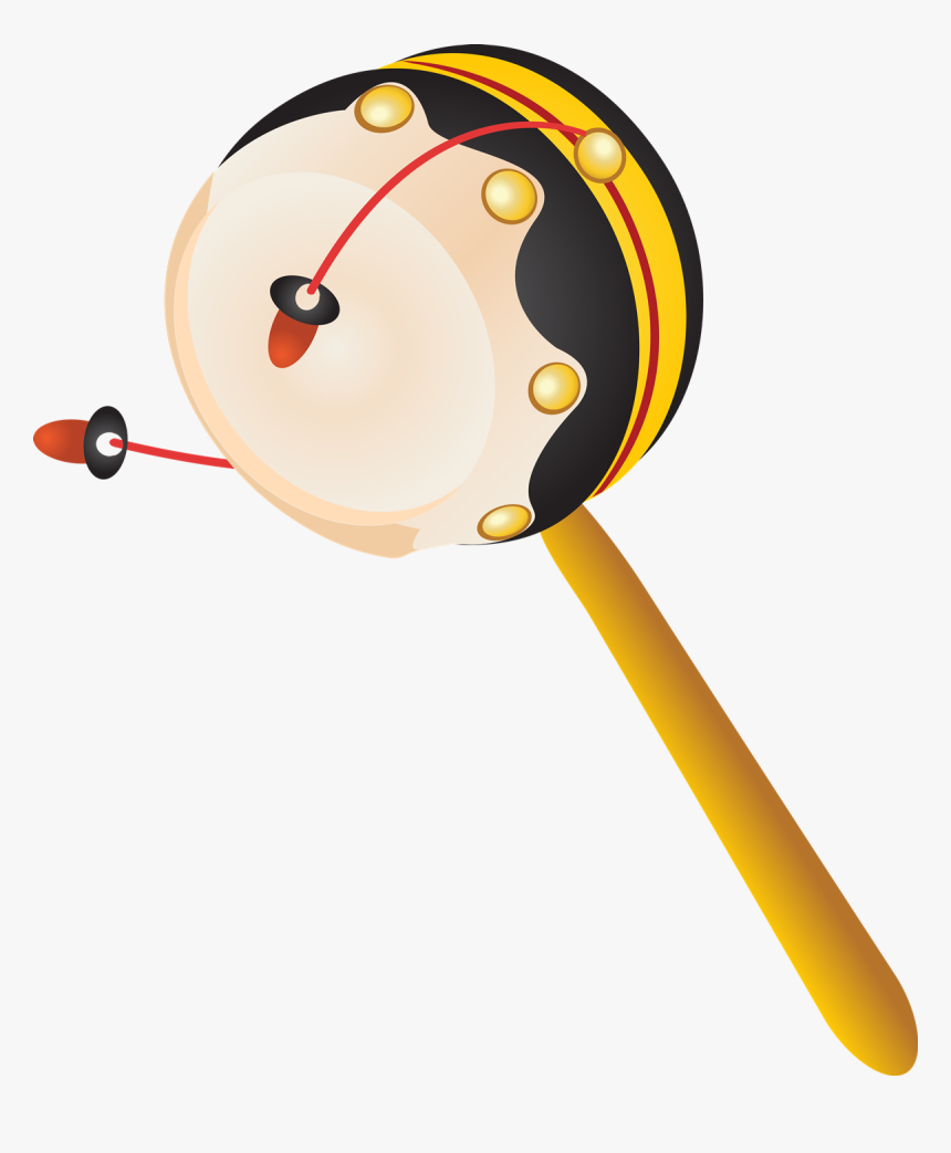 Chinese Rattle Drum Clip Art , Png Download - Musical Instrument, Transparent Png, Free Download