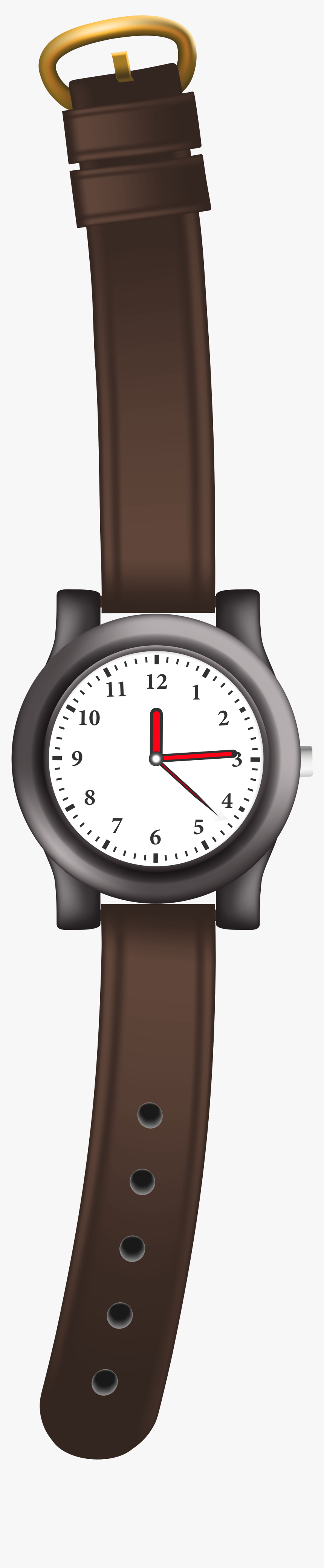 Leather Wach Png Clip Art - Analog Watch, Transparent Png, Free Download