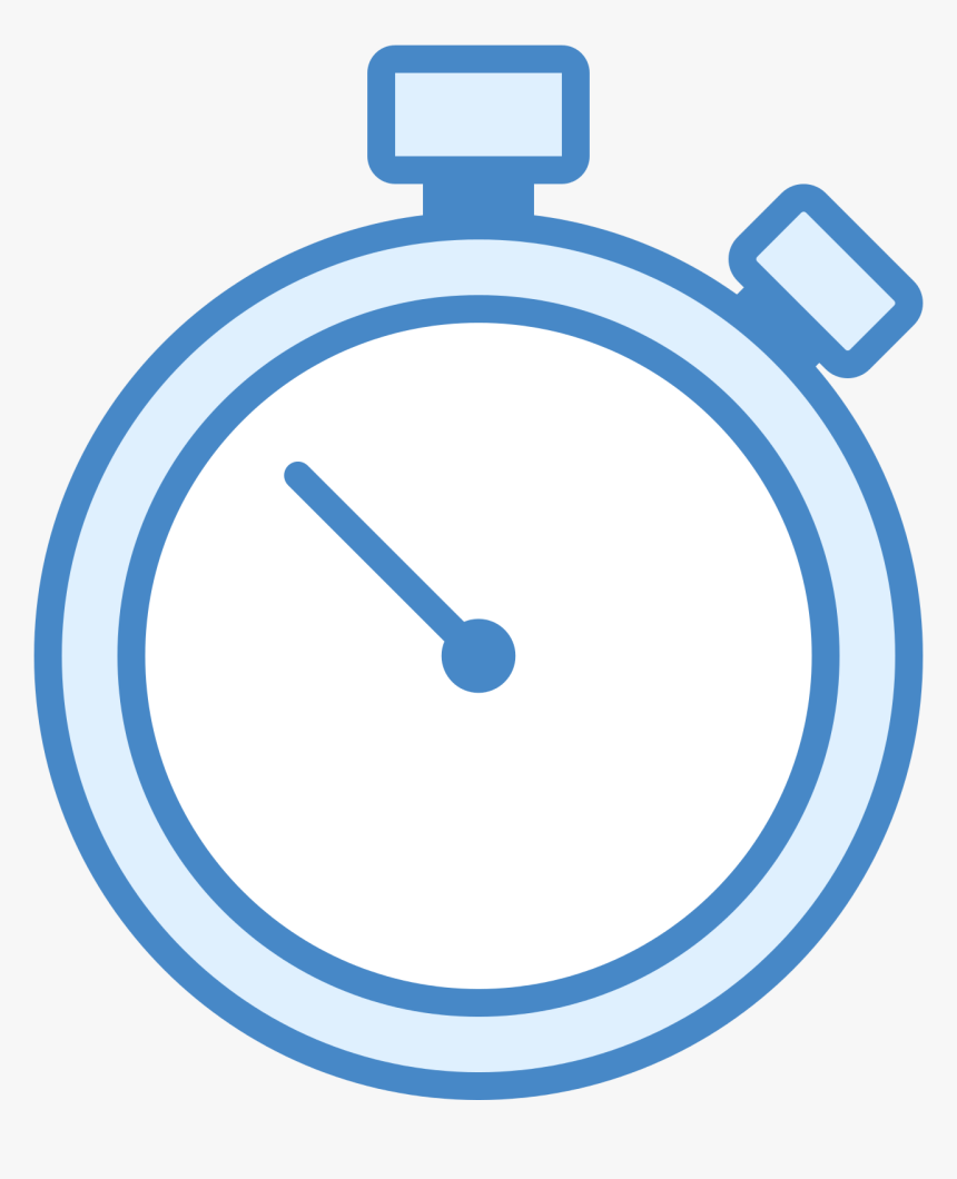Blue Stopwatch Icon , Png Download - Dentist Pocket Tools Clipart, Transparent Png, Free Download
