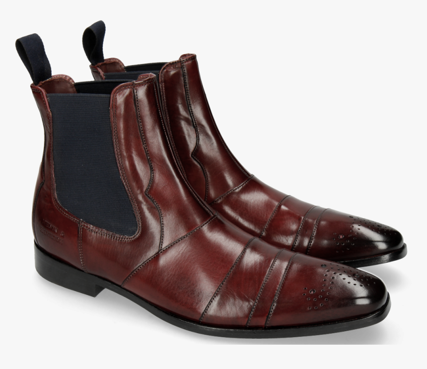 Ankle Boots Elvis 12 Burgundy Dark Finish - Melvin & Hamilton, HD Png Download, Free Download