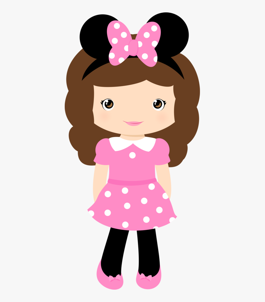 Mouse Parties, Mickey Minnie Mouse, Girl Clipart, Cute - Animation Happy Birthday Wishes, HD Png Download, Free Download