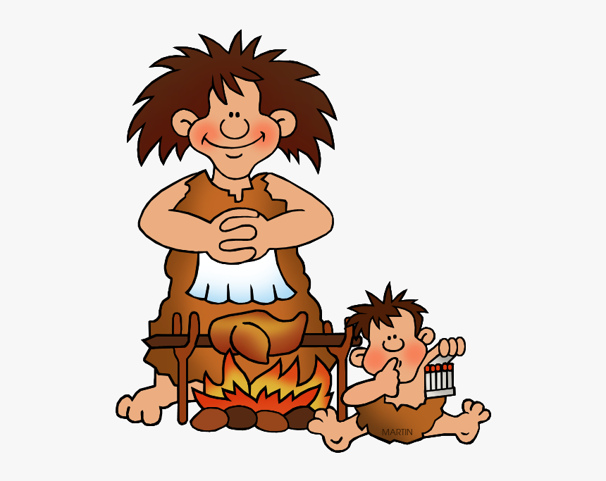 People Clipart Cooking - Stone Age Clipart, HD Png Download, Free Download