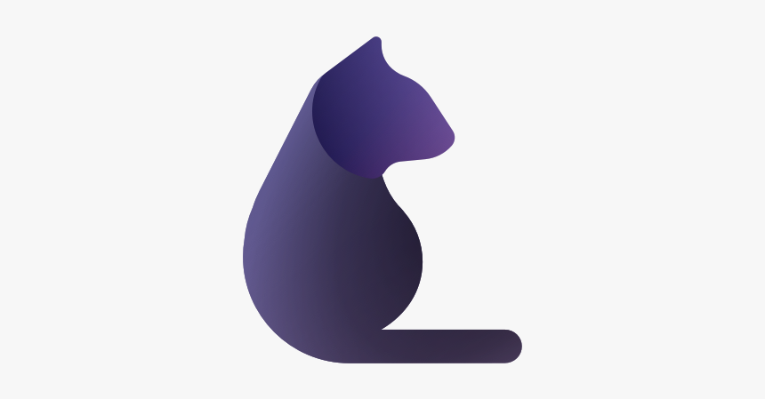 Logo Minimalist Cat Png, Transparent Png, Free Download