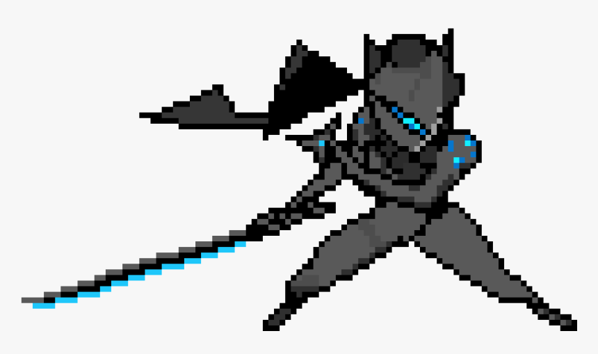 Genji Overwatch Pixel Art, HD Png Download, Free Download