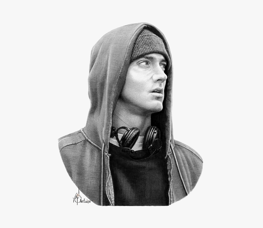 Eminem Pencil Drawing, HD Png Download, Free Download