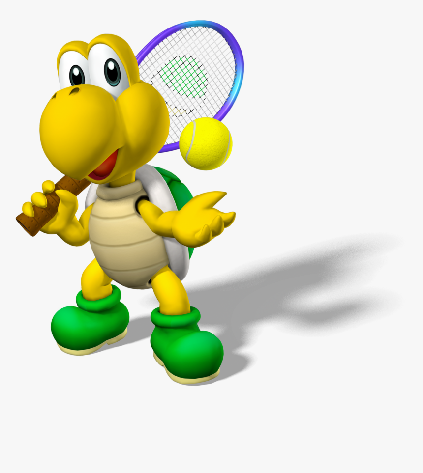 Mario Tennis Extreme Ball - Koopa Mario Power Tennis, HD Png Download, Free Download