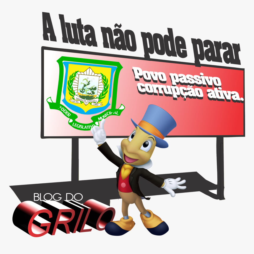 Riacho De Santana/rn Câmara Municipal - Jiminy Cricket, HD Png Download, Free Download