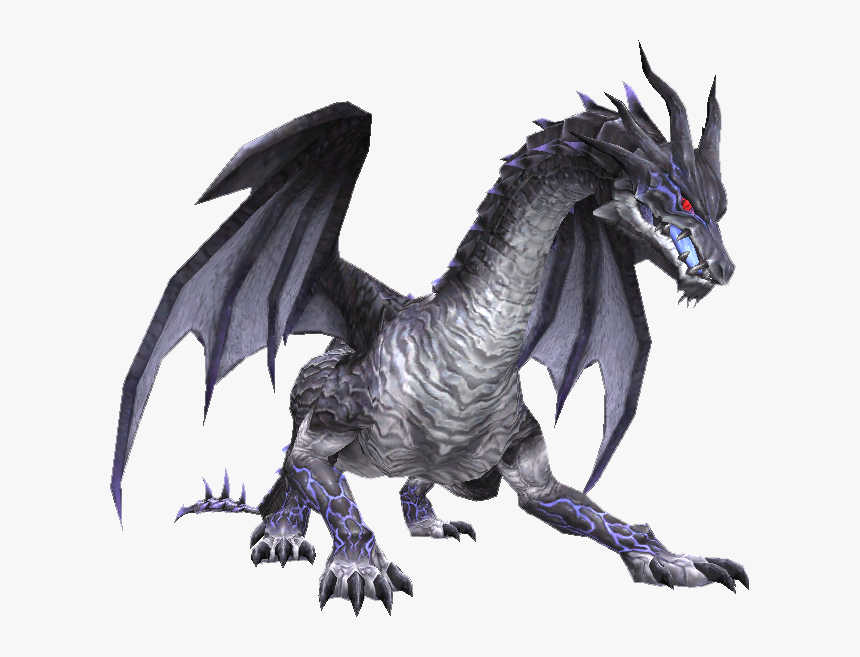#realistic #dragon #fantasy - Final Fantasy Xi Dragon, HD Png Download, Free Download