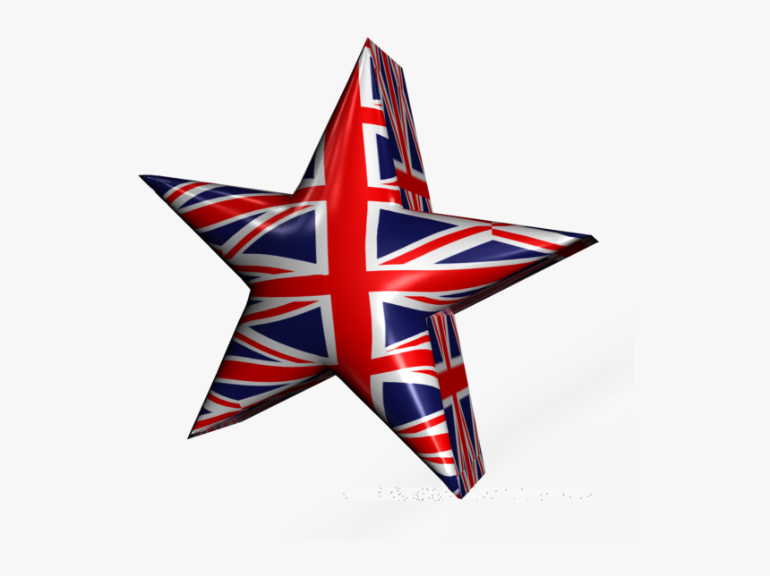 3d British Star - British Star, HD Png Download, Free Download