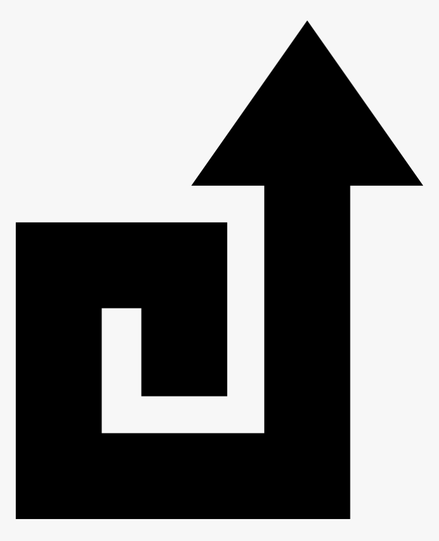 Up Counterclockwise Straight Arrow Spiral - Sign, HD Png Download, Free Download