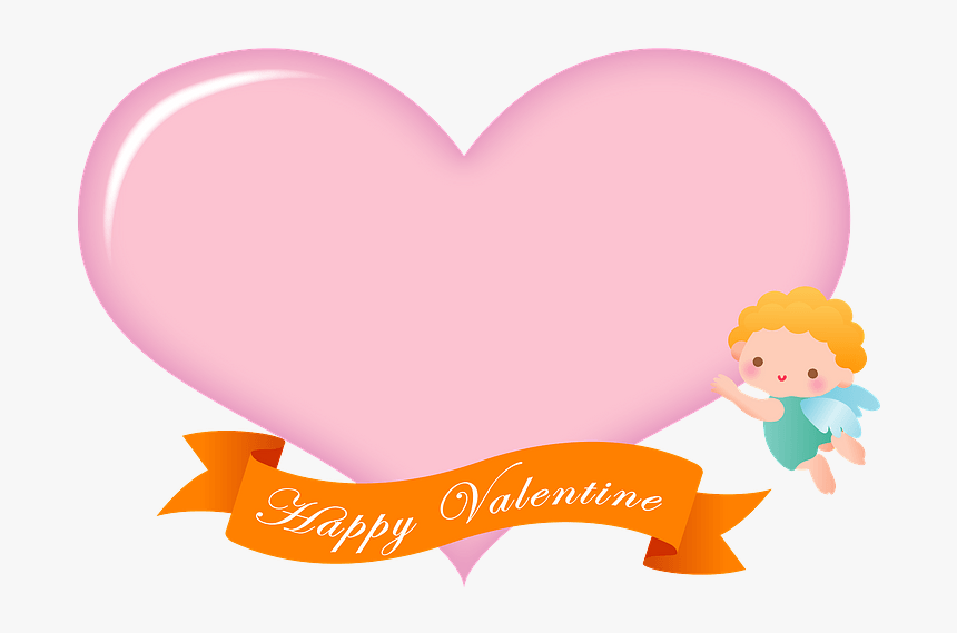 Valentine"s Day Cupid Heart Clipart - Heart, HD Png Download, Free Download