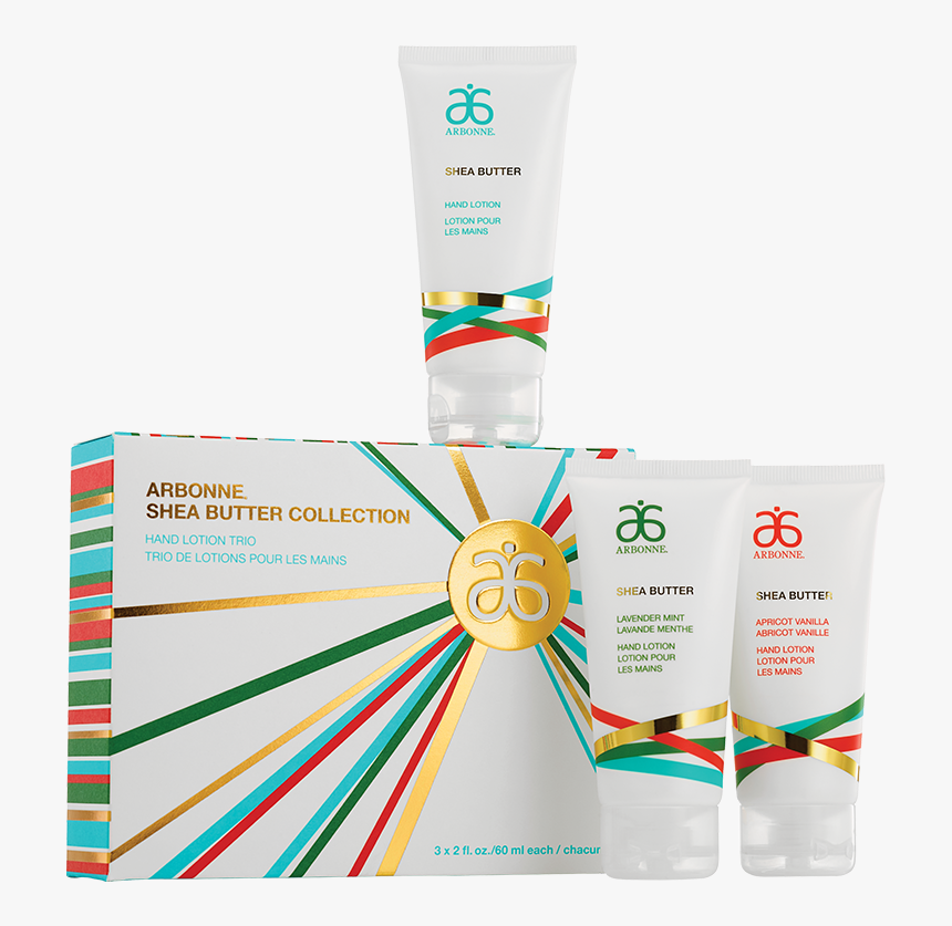 Arbonne Shea Butter Collection Hand Lotion Trio Moisturize, - Personal Care, HD Png Download, Free Download