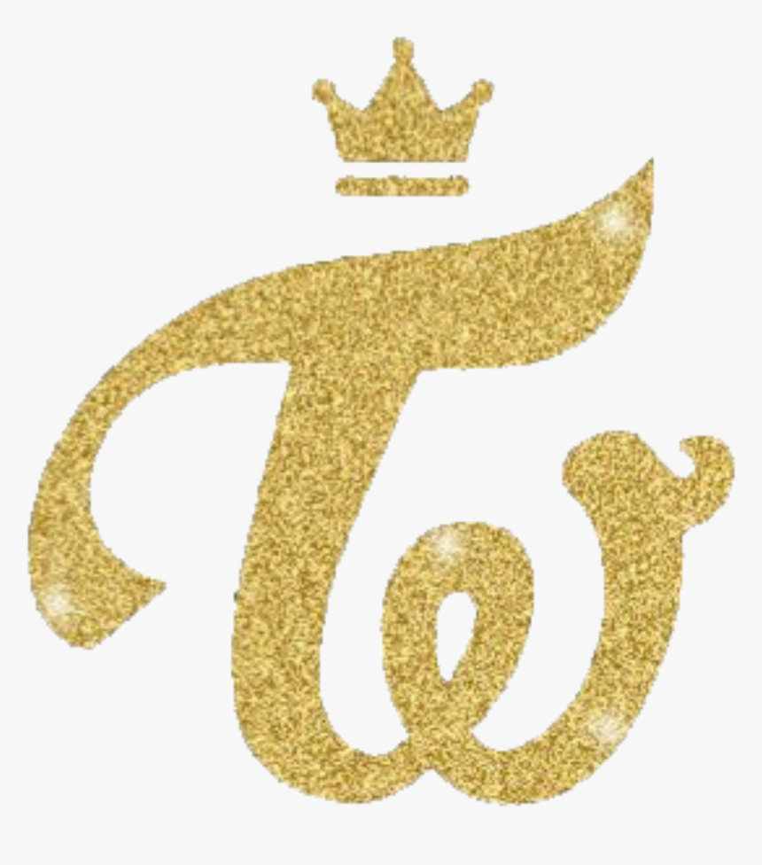 #twice #crown #glitter #logo #golden #t - Abbey Gardens, HD Png Download, Free Download