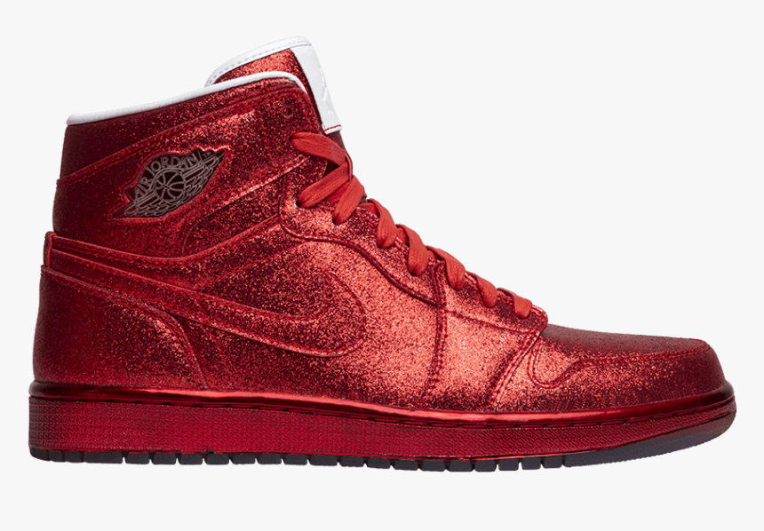 Jordan 1 Retro Legends Of Summer Red Glitter, HD Png Download, Free Download