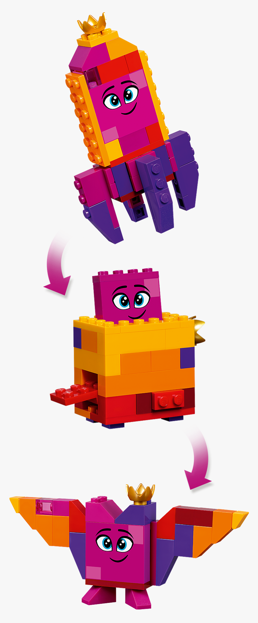 Lego The Lego Movie 2 Queen Watevra"s Build Whatever - Lego Movie 70825, HD Png Download, Free Download
