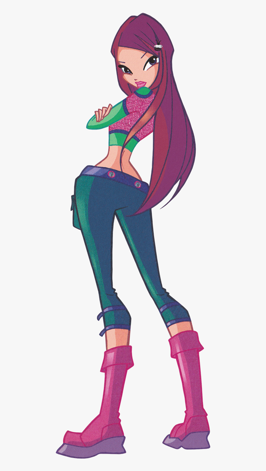 Nickipedia - Winx Club Roxy Shirt, HD Png Download, Free Download