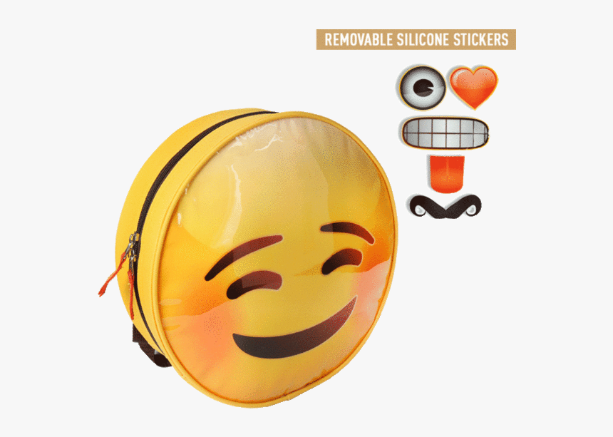 Comprar Mochila Personalizable Emoji 28cm - Emoji, HD Png Download, Free Download