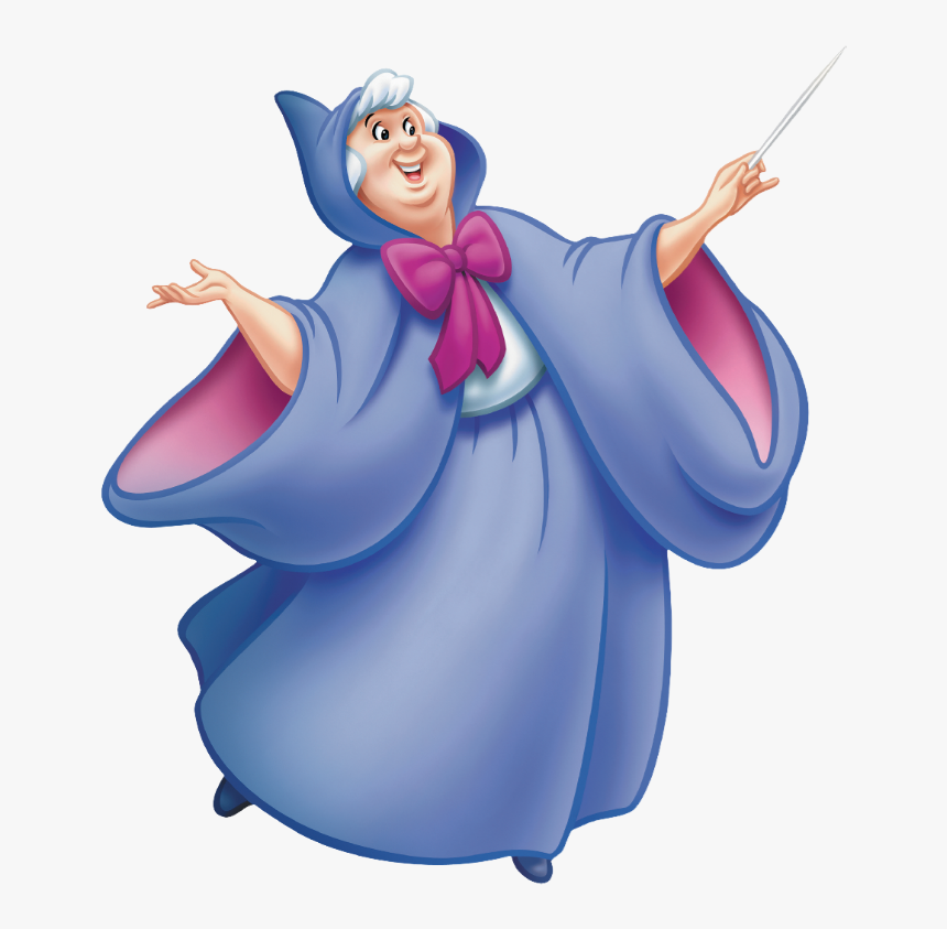 Fairy Godmother - Clipart Cinderella Fairy Godmother, HD Png Download, Free Download