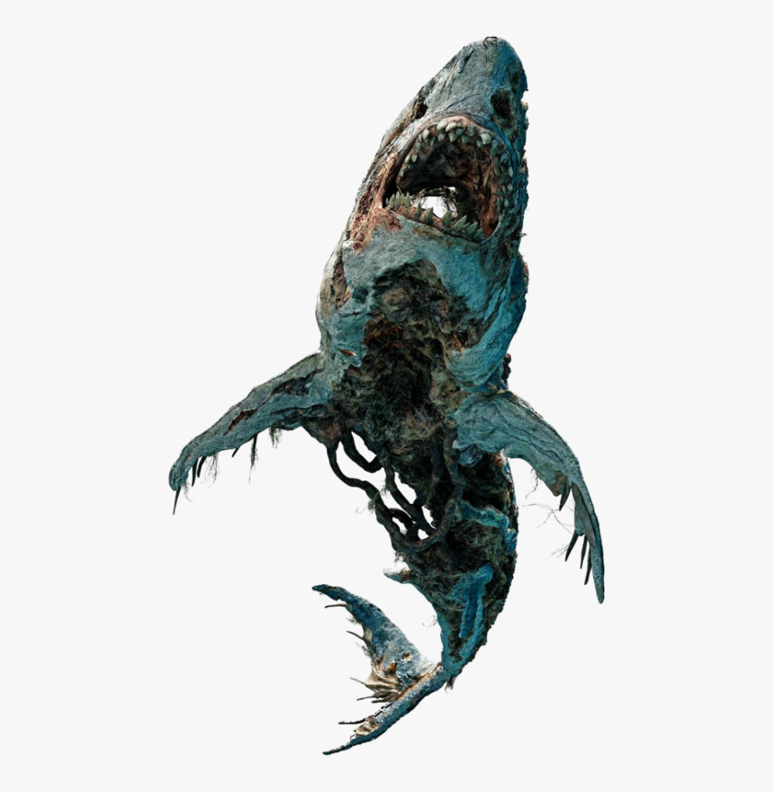 Huge Undead, Unaligned - Pirates Of The Caribbean Shark, HD Png Download, Free Download