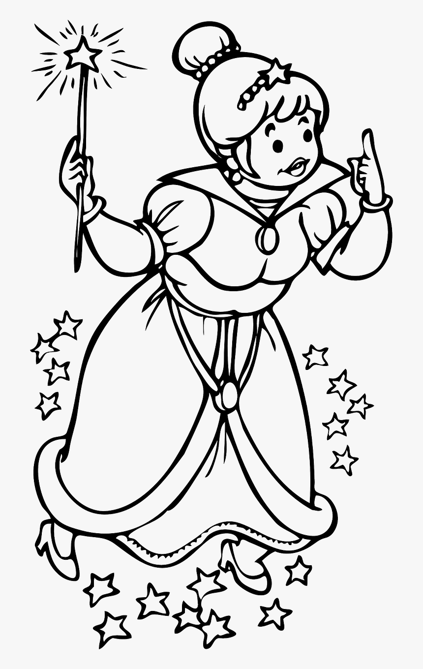 Fairytale Clipart Black And White, HD Png Download, Free Download