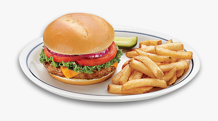 Cheeseburger And Fries Png - Cheeseburger With Fries Png, Transparent Png, Free Download