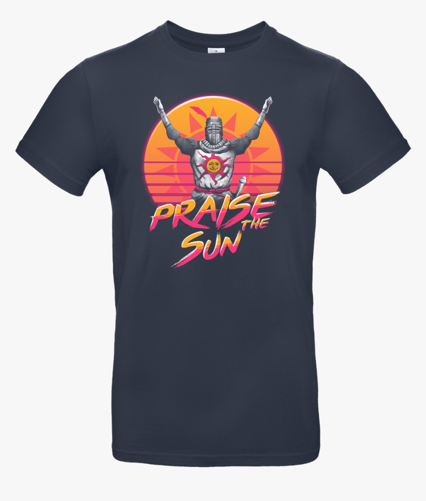 Vincent Trinidad Praise The Sun 80s T-shirt B&c Exact - Dark Souls Retrowave, HD Png Download, Free Download