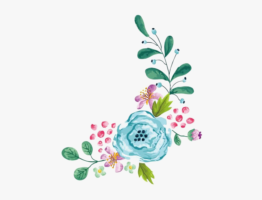 Flower Watercolor Art Png Image - Watercolor Flower Png Transparent, Png Download, Free Download