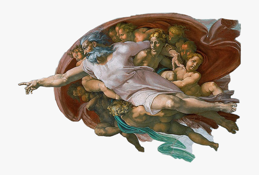 Transparent Michelangelo Png - Creation Of Adam, Png Download, Free Download
