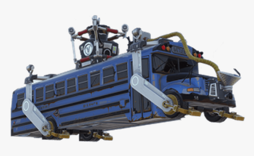 Battle Bus Png - Fortnite Battle Bus Png, Transparent Png, Free Download