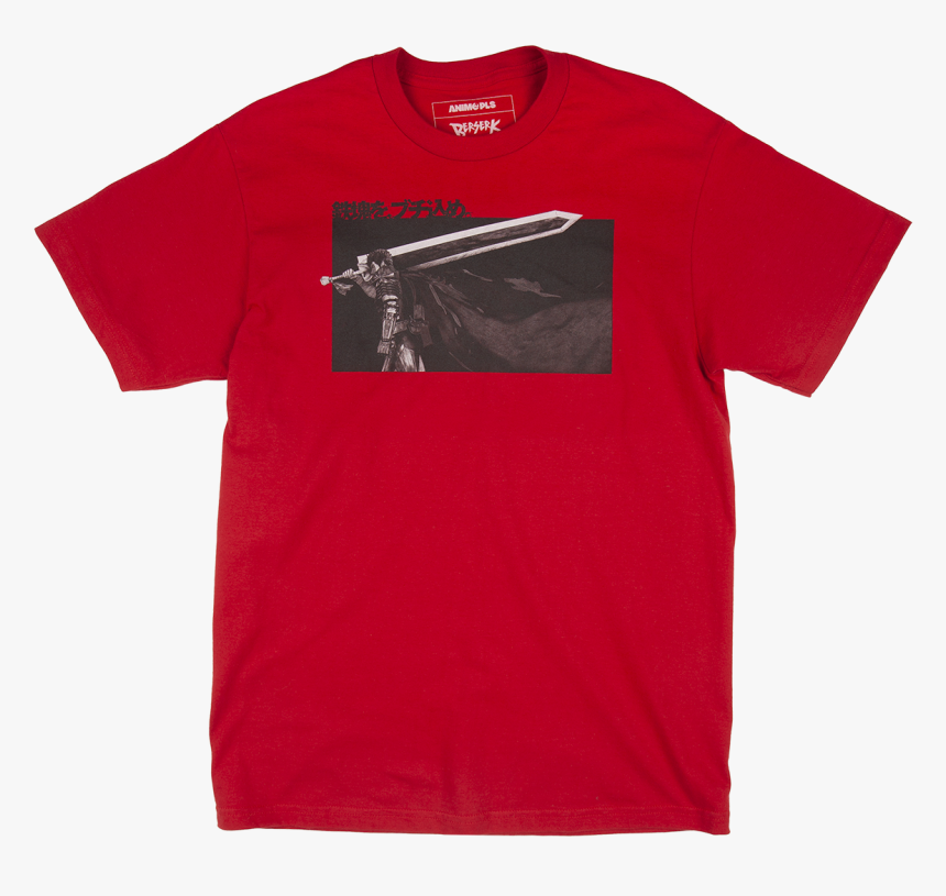 Berserk Guts Box Red Tee - Assault Rifle, HD Png Download, Free Download