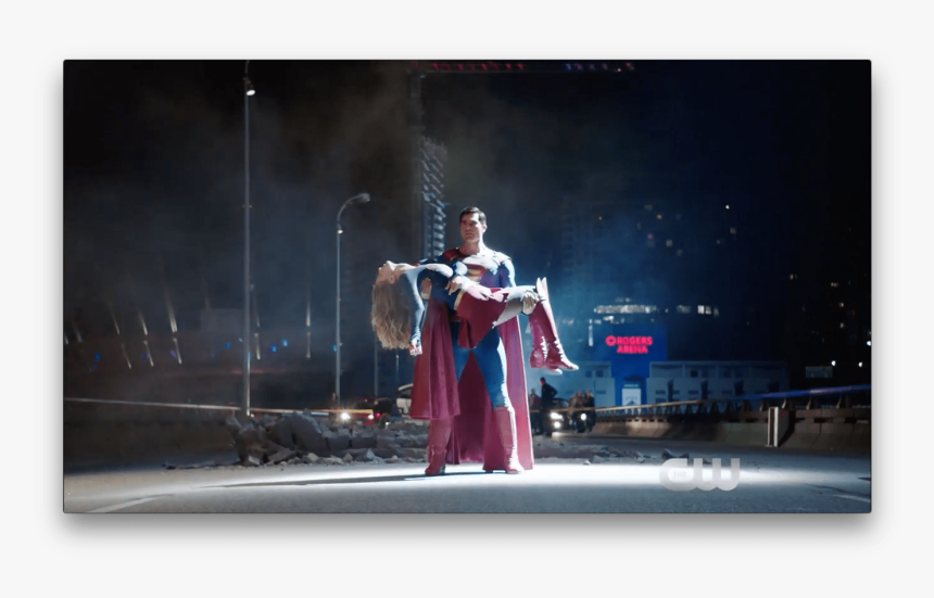 Superman Supergirl Pose, HD Png Download, Free Download