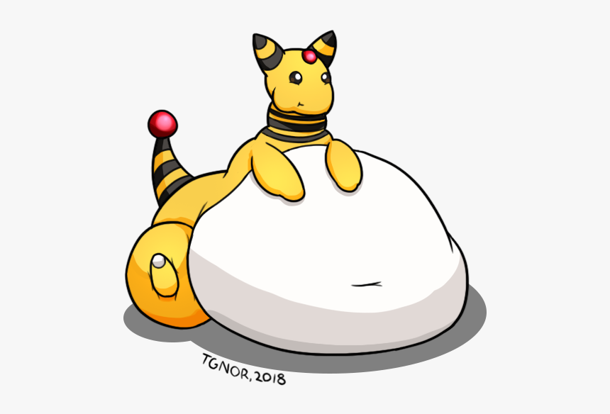 Ample Ampharos - Fat Ampharos, HD Png Download, Free Download