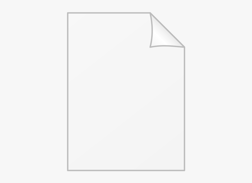 Folded Paper Sheet - Paper, HD Png Download, Free Download