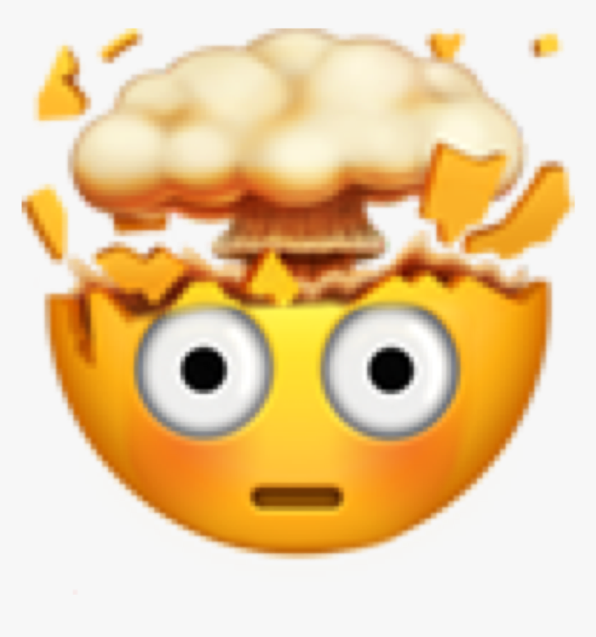#newemoji #art #shocker #explosion #emoji #freetoedit - Emoji Mind Blown Png, Transparent Png, Free Download
