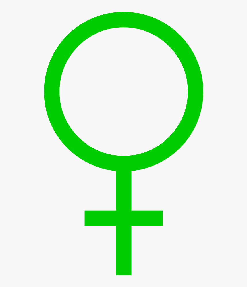 Female Symbol Color Colour Green 3 Xochi - Vector Graphics, HD Png Download, Free Download