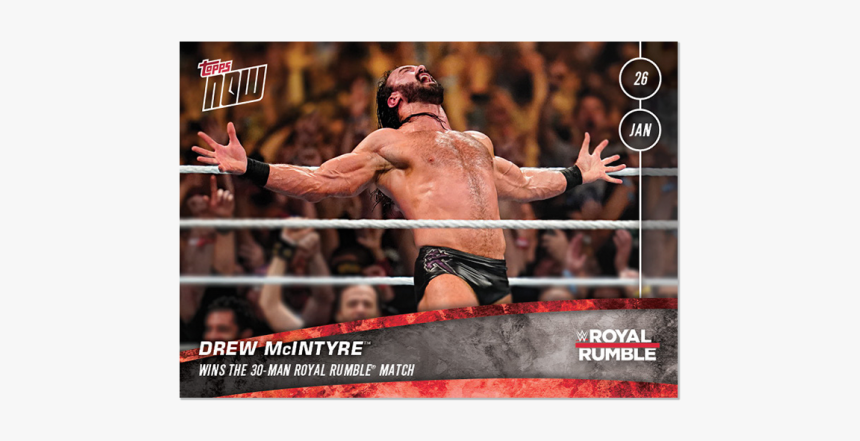 Wwe Topps Now® Card - Professional Wrestling, HD Png Download, Free Download