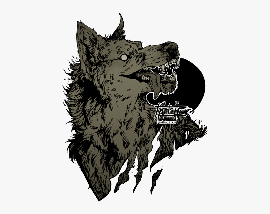 Werewolf Drawing, HD Png Download, Free Download