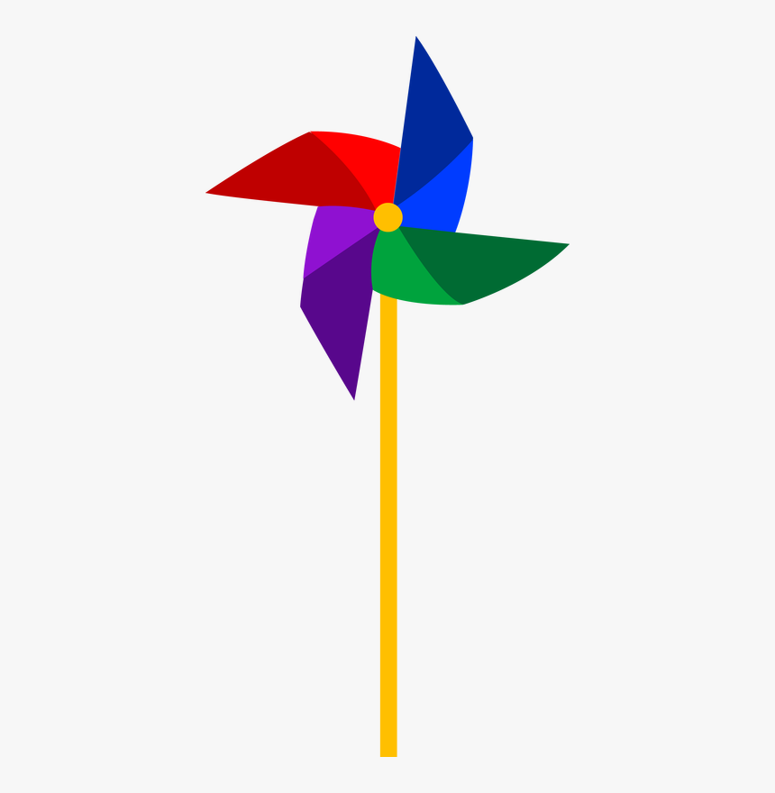 Clipart Flower Bluebonnet - Pinwheel Clipart, HD Png Download, Free Download