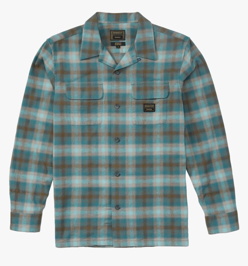 Emerica X Pendleton Ls Flannel - White Black Flannel Check, HD Png Download, Free Download