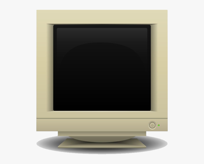 Pc Computer Screen Png Free Image - Transparent Old Computer Monitor, Png Download, Free Download