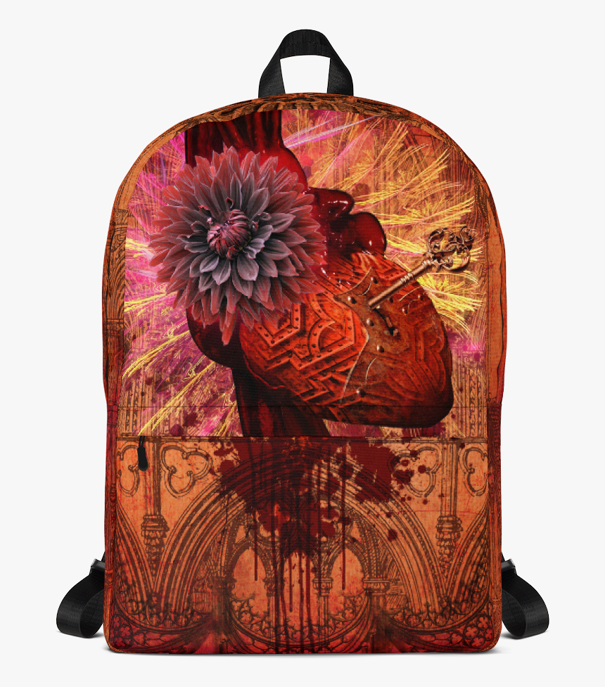 Transparent Gothic Heart Png - Backpack, Png Download, Free Download
