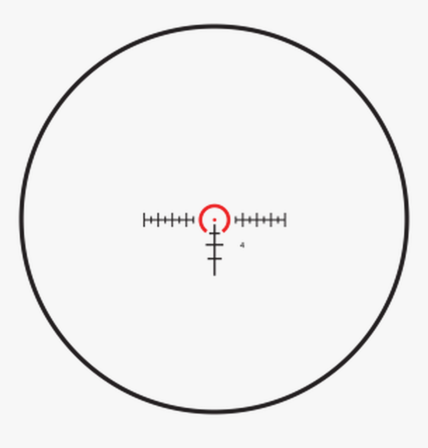 Burris Rt 6 1 6 X 24 Mm, Illuminated Ballistic Ar Reticle - Kahles K16i Reticles, HD Png Download, Free Download