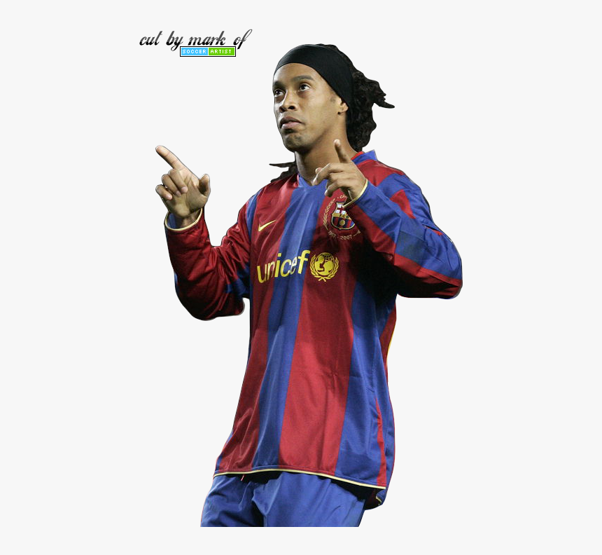 Ronaldinho Render Photo Ronaldinhobarca - Player, HD Png Download, Free Download